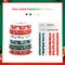6 Rolls 60 Yards Christmas Ribbon 3/8 Inch, Red and Green Satin Ribbon Christmas Craft Ribbon for Gift Wrapping Bow Making DIY Crafts Holiday Xmas Party Decorations (Christmas)